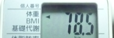 ̏d78.5kg